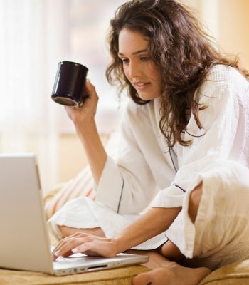 woman on laptop